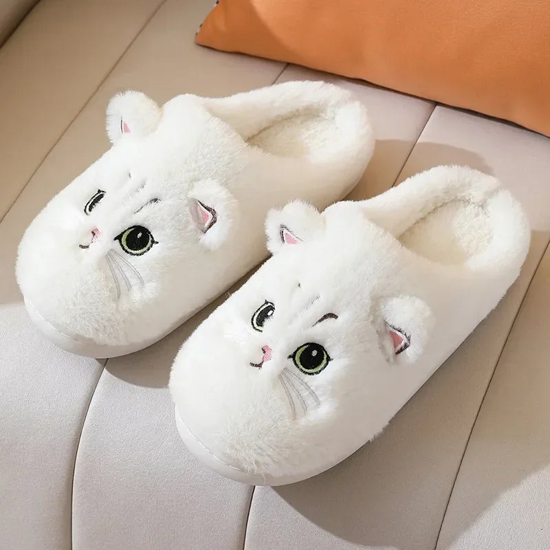Cozy Feline Fluff Slippers™