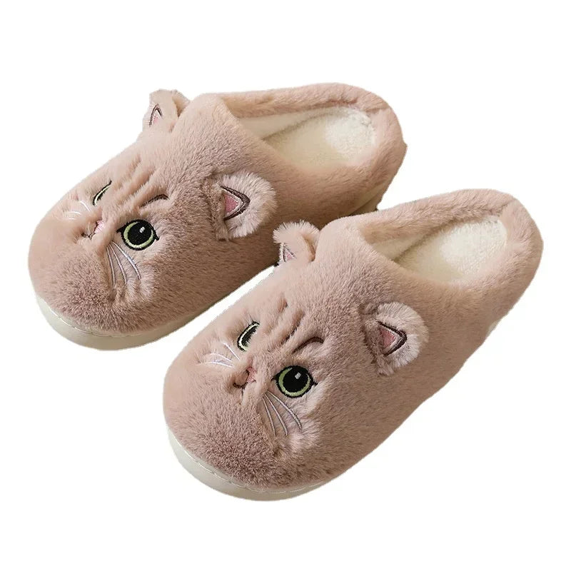 Cozy Feline Fluff Slippers™