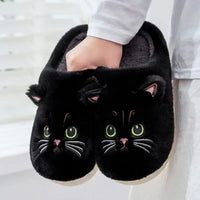 Cozy Feline Fluff Slippers™