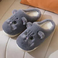 Cozy Feline Fluff Slippers™